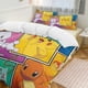 thumbnail image 2 of Pokmon 3 Piece Sets Full/Queen Size - Reversible Microfiber Quilts with Shams Soft Lightweight Bedspread Coverlet Comforter for All Season Bed Sheets, 2 of 4
