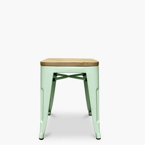 Form Design - Piso Tolix Asiento Madera Menta