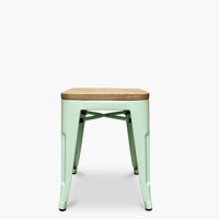 Form Design - Piso Tolix Asiento Madera Menta