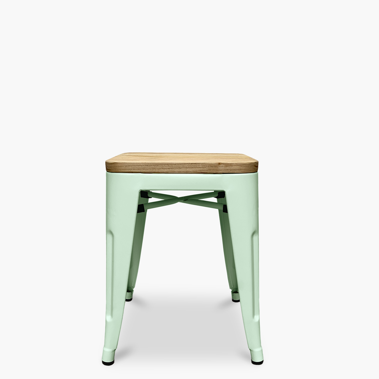 Form Design - Piso Tolix Asiento Madera Menta