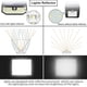 thumbnail image 4 of Luces solares para exterior Aootek 182 LED 2500 lm IP65 impermeables, 4 of 7