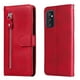 thumbnail image 1 of Funda con Cremallera para Samsung Galaxy M52 5G, Carcasa Cartera de Cuero PU con Soporte y Tarjetero, 1 of 6
