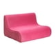 thumbnail image 1 of Sofa Komodo 2 Cuerpos Felpa Fucsia, 1 of 5