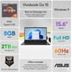 thumbnail image 2 of Portátil ASUS Vivobook Go 15 Ryzen 5 8 GB RAM 256 GB SSD, 2 of 9