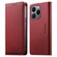 thumbnail image 1 of Funda Billetera de Cuero para [Realme 15T], Bloqueo RFID, Tarjetas y Soporte Rojo, 1 of 5