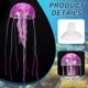 thumbnail image 3 of Decoración de Acuario Uxcell Medusa, Decoraciones para Peceras Medusa Acuario Medusas Falsas Brillantes de Silicona, (Púrpura, S, 2 Piezas), Destinado para Decoración de Tanque, 3 of 7