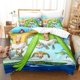 thumbnail image 1 of The Boy And The Heron Bedding Set Single Twin Full Size Bed Set Adult Kid Bedroom Duvetcover Sets Anime Bed Sheet Set Bed Sheets, 1 of 5