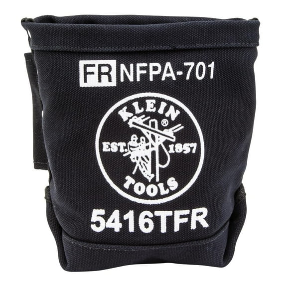 Bolsa de herramientas Klein Tools 5416TFR de lona ignífuga de 5 x 10 x 9 cm