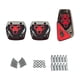 thumbnail image 4 of 2 Piezas Accesorios Interiores De Auto Universal Professional Cubiertas De Pedal De Freno Engranaje Manual Rojo, 4 of 5