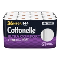 Papel Higiénico Cottonelle Ultra Comfort 36 Rollos Mega