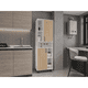thumbnail image 1 of Mueble Despensa Cocina 2 Puertas Brice Blanco Y Fresno 190x60x39,7 Cm, 1 of 10