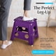 thumbnail image 2 of Taburete plegable Handy Laundry 33 cm púrpura, 2 of 7