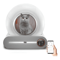 Genérico - Caja De Arena Robot De Limpieza Automática Para Gatos Arener Blanco