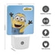 thumbnail image 2 of Los Minions Luz nocturna LED con sensor de anochecer a amanecer para dormitorio, baño, pasillo, escaleras - Lámpara LED nocturna de enchufe, 0.5W - 1 pieza, 2 of 6