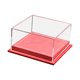 thumbnail image 4 of Vitrina Para Maquetas De Dos Coches A Escala 1/64, Accesorios Portátiles, Tapa De Acrílico Transparente Roja, 4 of 5