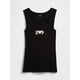 thumbnail image 4 of Camiseta sin mangas GAP con estampado de corazones acanalados para mujer, talla XS, 4 of 4