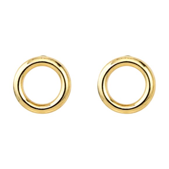 Aros Mariana con Baño de Oro 18K.