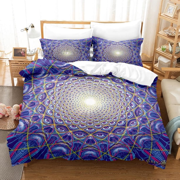 Psychedelic Art Ankh Bedding Set Bed Set Aldult Kid Bedroom Duvetcover Sets Print