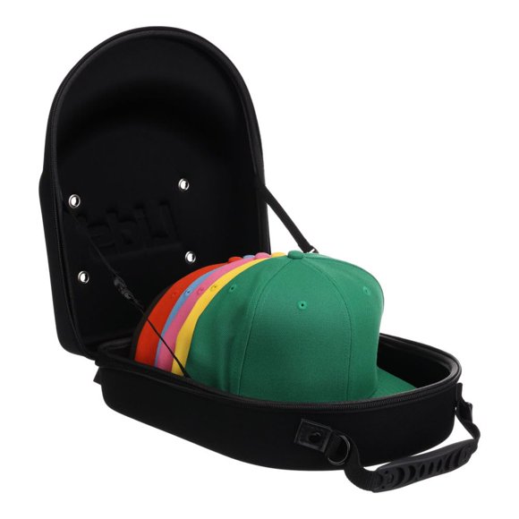 Funda de viaje para sombreros, tapas, equipaje, gorras de béisbol, color negro