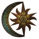 thumbnail image 2 of Sun Moon Metal Wall Art Escultura Celestial Lawn Baño 30cm, 2 of 5