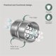 thumbnail image 3 of Conector de Conducto Vent Systems 10 cm Acero Galvanizado 4", 3 of 9