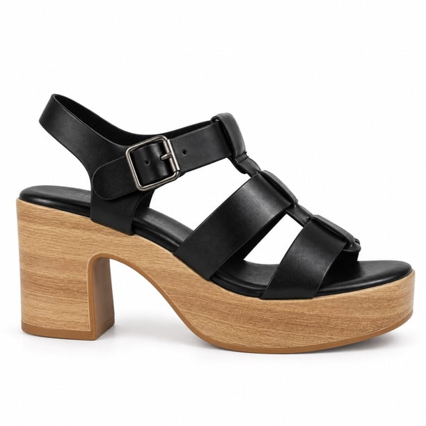 Sandalia Mujer Plataforma Mujer Ecocuero JO-039