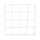 thumbnail image 1 of Almacenamiento De Madera De Abedul Estante De 16 Rejillas Muebles De Casa De Muñecas A Escala 12 Blanco, 1 of 1
