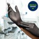 thumbnail image 4 of Guantes de examen de nitrilo HALYARD Black-fire sin polvo, talla XL, 4 of 8