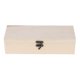 thumbnail image 3 of Caja de madera llana natural Caja de almacenamiento de pendiente de anillo de decoupage de joyería de madera, 3 of 5