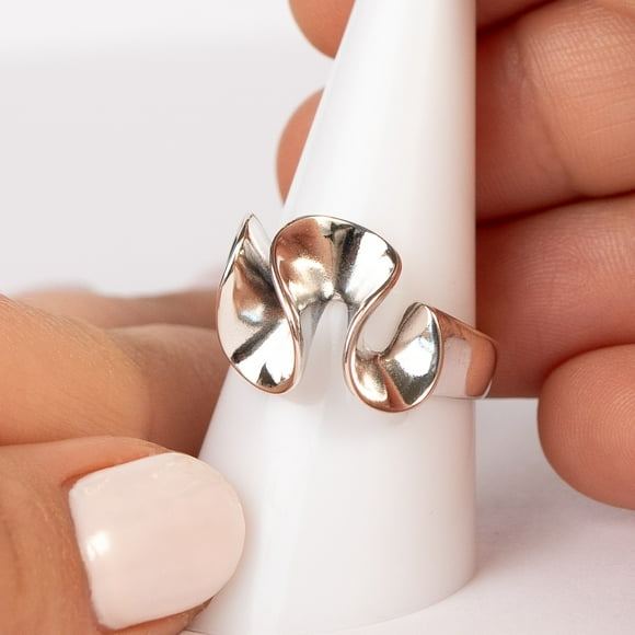 Anillo ajustable espiral
