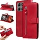 thumbnail image 1 of Funda con Cremallera para Motorola Moto G15, Carcasa Cartera de Cuero PU con Soporte y Tarjetero, 1 of 5