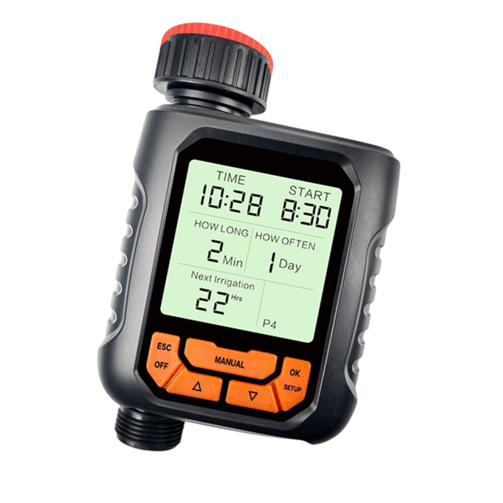 Ioensy - Temporizador De Riego, Temporizador De Grifo De Manguera, Temporizador De Agua Para Manguera De Jardín Exterior, Porche Y Hogar
