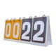 thumbnail image 1 of 4 Dígitos Flip Score Board Juego Grande Para Pelota De Tenis Baloncesto Voleibol Amarillo Gris, 1 of 5