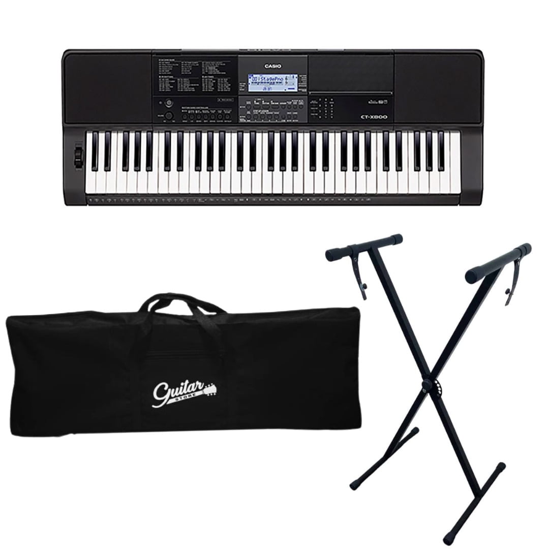 Pack Teclado Casio Ct-x800+ Atril + Funda