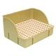 thumbnail image 4 of Caja Esquinera para Conejo Bandeja de Arena con Rejilla Extraíble Material PP Resistente Fácil de Limpiar Apta para Entrenamiento de Animales Pequeños malla de pp verde, 4 of 5