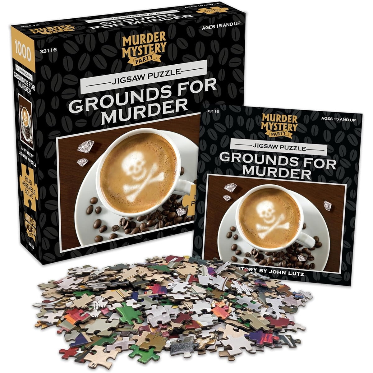 Puzzle Bepuzzled 1000 Piezas Grounds For Murder Misterio