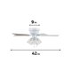 thumbnail image 5 of Ventilador de techo Portage Bay 107 cm blanco con 3 luces LED, 5 of 7