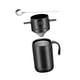 thumbnail image 1 of Cafetera Portátil Insulada Conjunto de Café con Filtro Reutilizable Taza de Acero Inoxidable Función Conservación de Temperatura Adecuada para Viaje C negro, 1 of 5