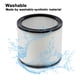 thumbnail image 2 of Filtro de repuesto compatible con Extolife para Shop-Vac de 4 a 16 galones, 2 unidades, 2 of 7