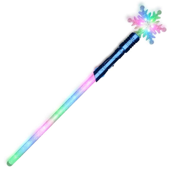 Espada LED con forma de copo de nieve en el país de las maravillas de invierno, Elsae, 31 cm