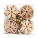 thumbnail image 5 of Colgante Hueco De Madera Para árbol De Navidad, 10 Uds., Con Cuerdas Para Decoración De Invierno, Copo De Nieve, 5 of 5