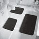thumbnail image 4 of 3pcs Memory Foam Bathmat Set, Extended Thickened Toilet Carpet, Durable Non-Slip Bathroom Rug, Cozy Toilet U-Shape Mat, Toilet Lid Cover Pad, Bathroom Decor, 4 of 4
