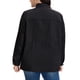 thumbnail image 4 of GRACE & GRANDEUR Chaquetas para Mujer Tallas Grandes Manga Larga Anorak con Cordón en la Cintura y Bolsillos 1X Negro, 4 of 8