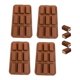 thumbnail image 1 of 4 Moldes Silicona Chocolate Molde De Silicona Barra Cereal Marrón, 1 of 9