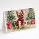 thumbnail image 1 of Tarjetas de felicitación navideñas con Yorkie – Pack de 8 – Caroline's Treasures, 1 of 3