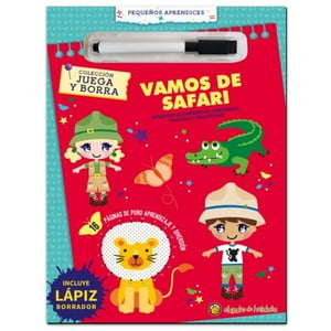 El Gato De Hojalata - Libro Juega Y Borra: Vamos De Safari