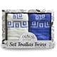 thumbnail image 1 of Set 4 Toallas Jacquard Azul Bordada Doral Soft Touch - PS, 1 of 2