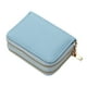 thumbnail image 1 of Tarjetero con cremallera para hombre y mujer, con bloqueo RFID, llavero, tamaño compacto., 1 of 6