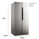thumbnail image 2 of Refrigerador Mademsa Side by Side No Frost / MAS430 430 Litros, 2 of 9