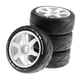 thumbnail image 4 of 4 Reemplazos De Neumáticos De Rueda De Goma Para Coche De Control Remoto 1/8 DIY Modificado Blanco, 4 of 5